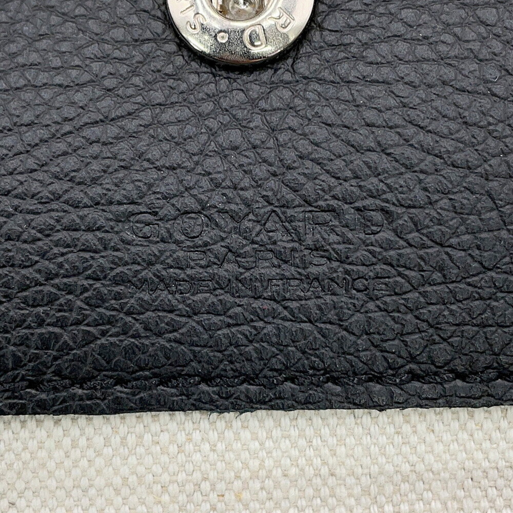 Goyard Saint Louis PM Tote Bag, Herringbone Leather, STLOUIPMLTY01CL01P, Blac... - Picture 15 of 16